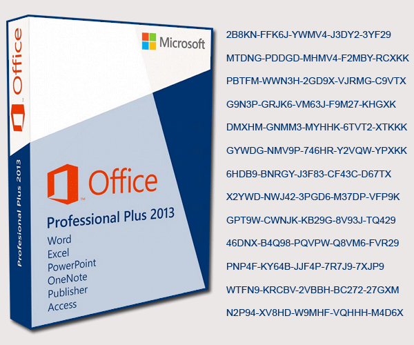 Microsoft office 2013 serial key